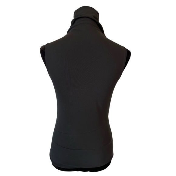 DKNY Black Stretch Sleeveless Turtleneck Top - Picture 6 of 8